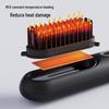 Беспроводной керамический выпрямитель для волос с расческой — портативная зарядка через USB, подогрев для выпрямления и создания кудрей.