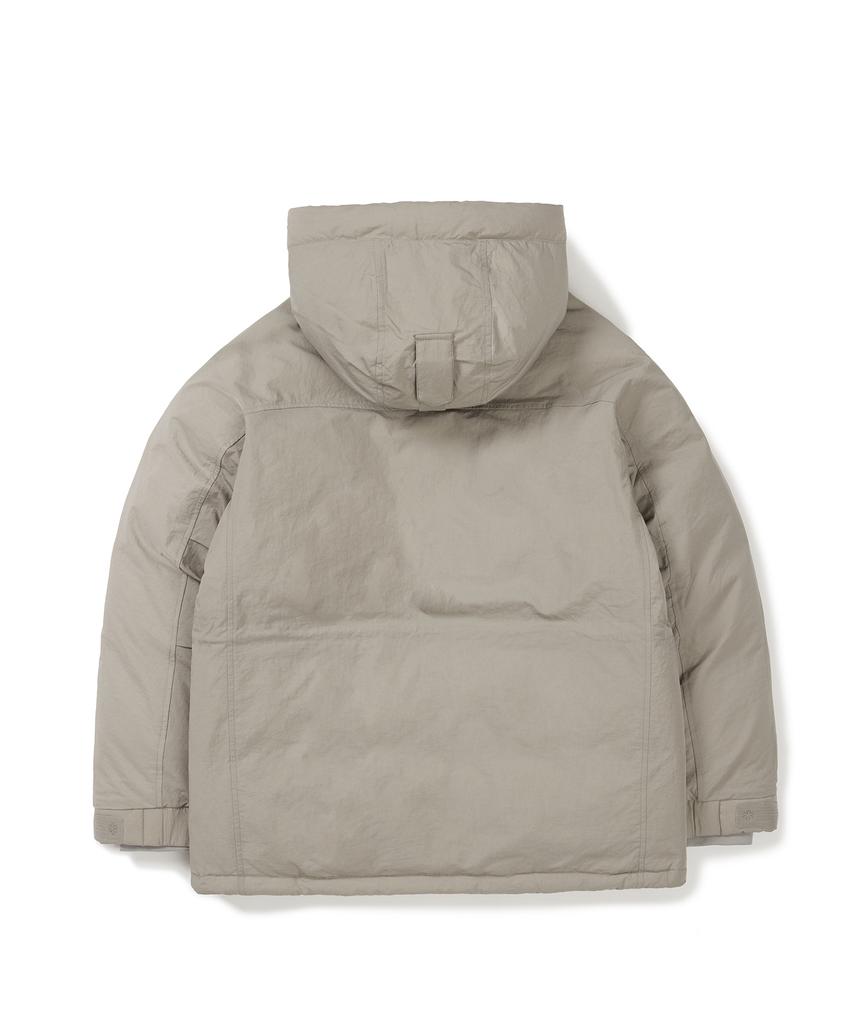 Snowpeak Apparel Land Hood Heavy Down Jacket (S24Wmtdj30) Beige Gray