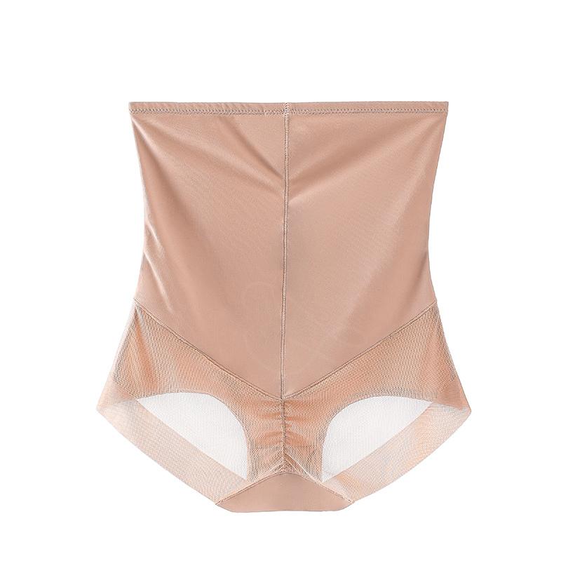 Flarixa Тонкие трусики из ледяного шелка, сетчатый материал, дышащие брюки с высокой талией, корректирующее белье, женское нижнее белье, трусы для девочек