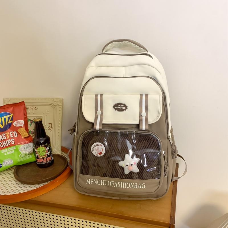 Рюкзак для студентов колледжа, школьный рюкзак для женщин, учащихся старших классов средней школы, большой вместительный дорожный рюкзак