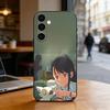 Suzume Iwato Suzume Phone Case For Samsung Galaxy A73,A72,A71,A70,A53,A52,A51,Soft Silicone Black Cover