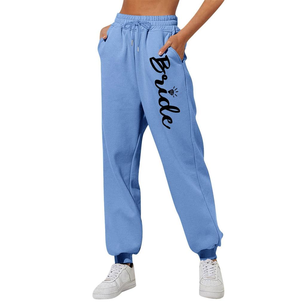 Женские повседневные модные спортивные штаны с мелким принтом повседневные брюки