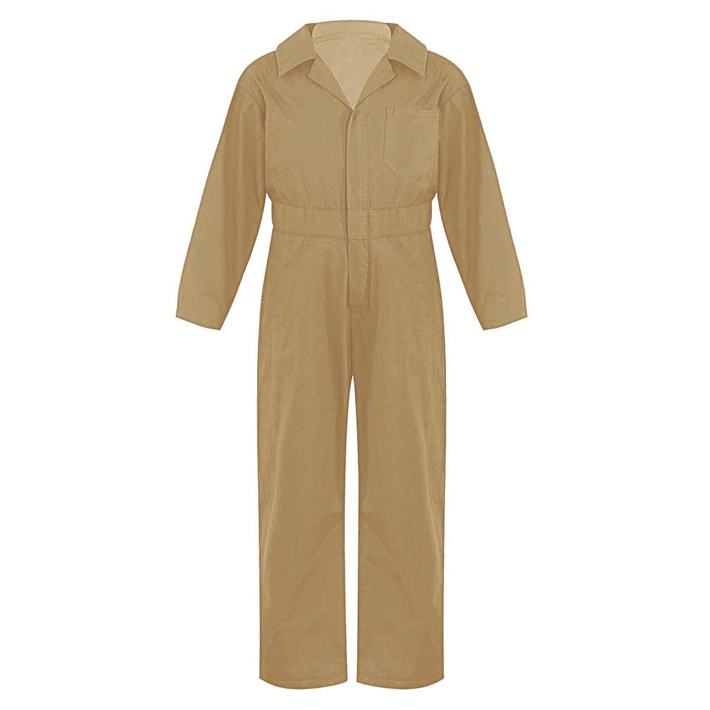 Kid's Coverall for Boys Mechanic Christmas Halloween Suit Costume Flight Suit Mechanic Jumpsuit