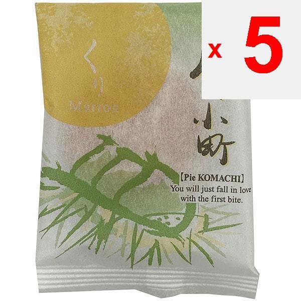 Kawachi Surugaya Пирог Комачи каштановый 1 шт. Вагаси