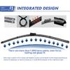 Car Front Rear Wiper Blades For MG HS MGHS AS23 EHS PHEV 2018 2019 2020 2021 2022 2023 Plug Window Windshield Windscreen Brushes
