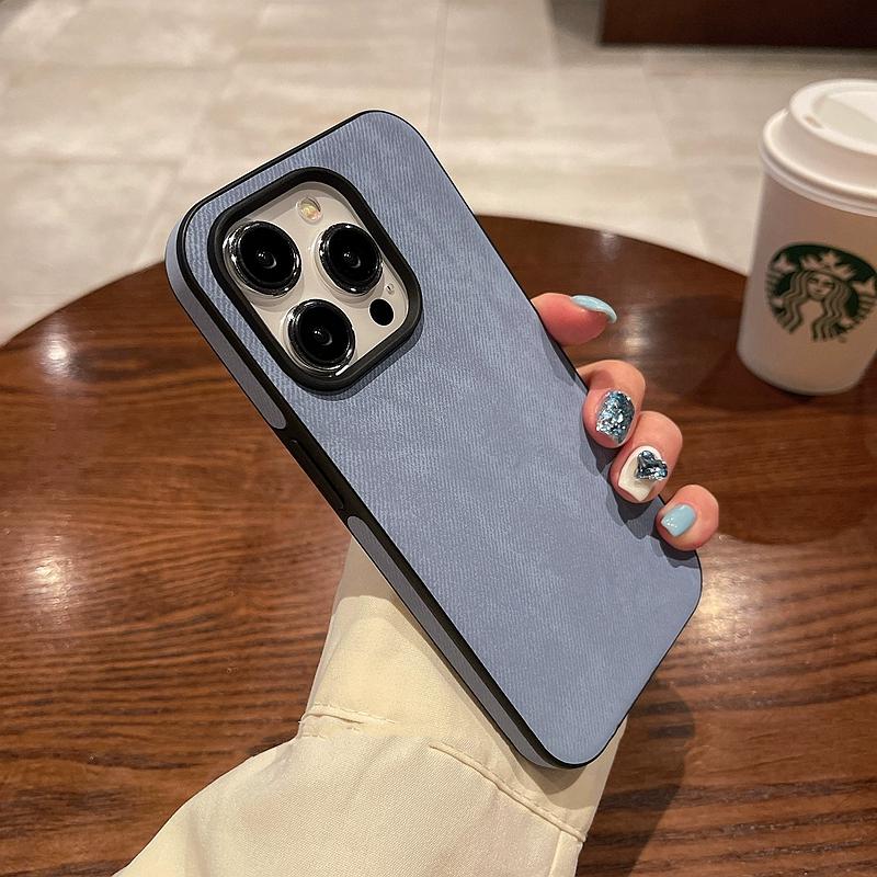 Роскошный матовый чехол из мягкой кожи для iPhone 15 14 13 12 11 Pro Max Защита камеры Ударопрочный силиконовый чехол