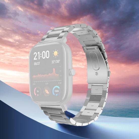 Ремешок для часов Регулируемый металлический ремешок для наручных часов Прочный стильный сменный ремешок для браслета Amazfit GTS