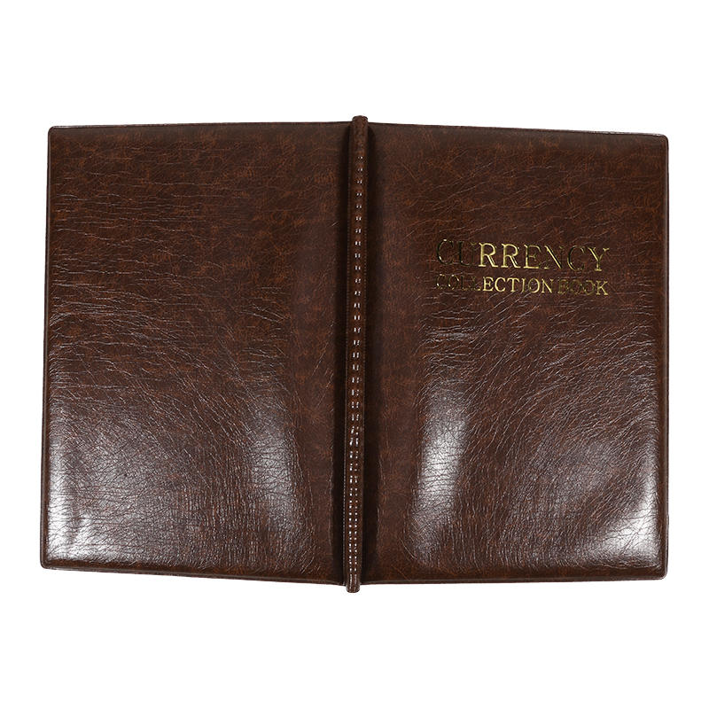 Альбом для коллекционирования банкнот с 30 отделениями, переплет, портативный, 10 внутренних страниц, альбом для хранения бумажных денег и валюты