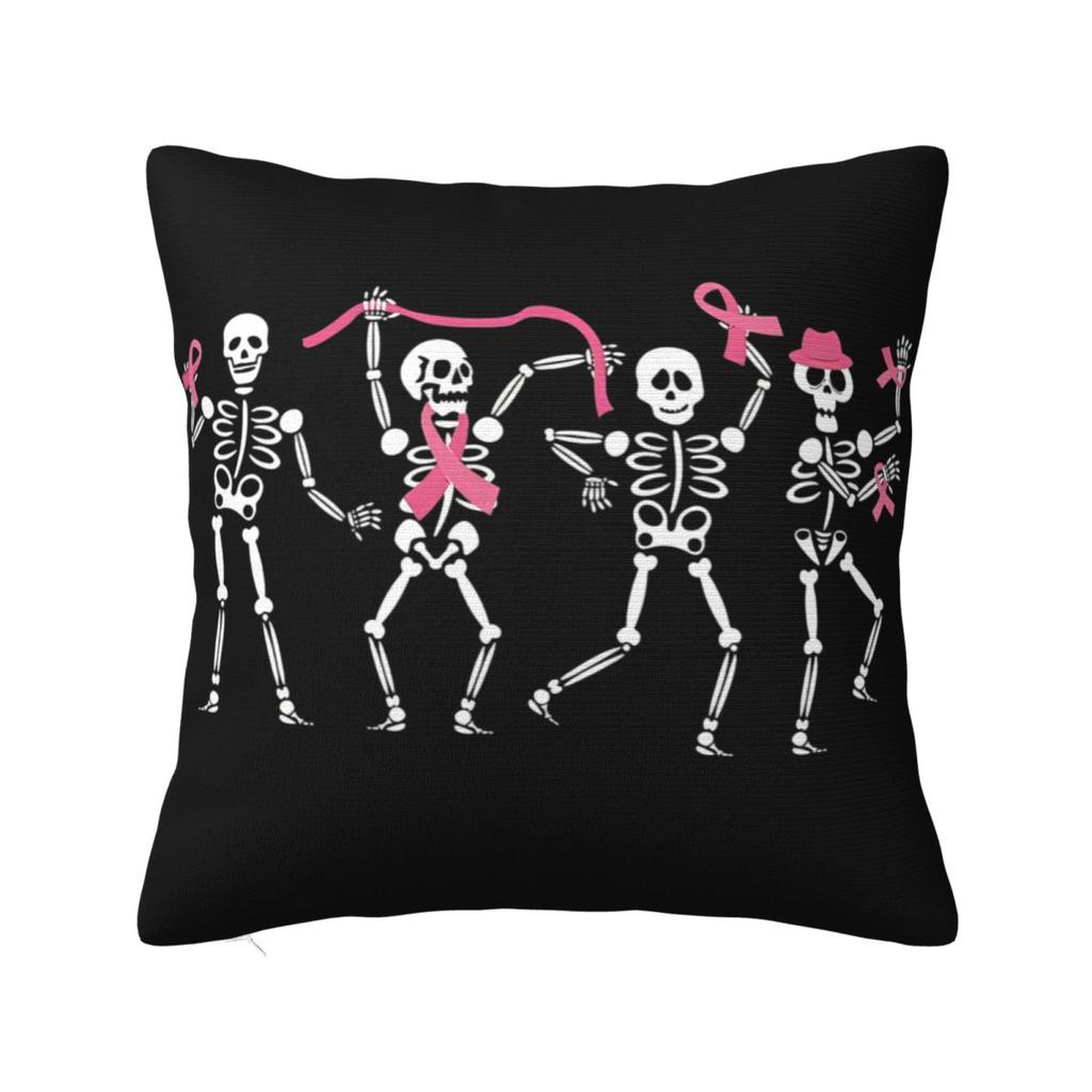 Football Breast Cancer Awareness Support Pillow Covers Car Cushion Cover Cute Pillowcase 4040