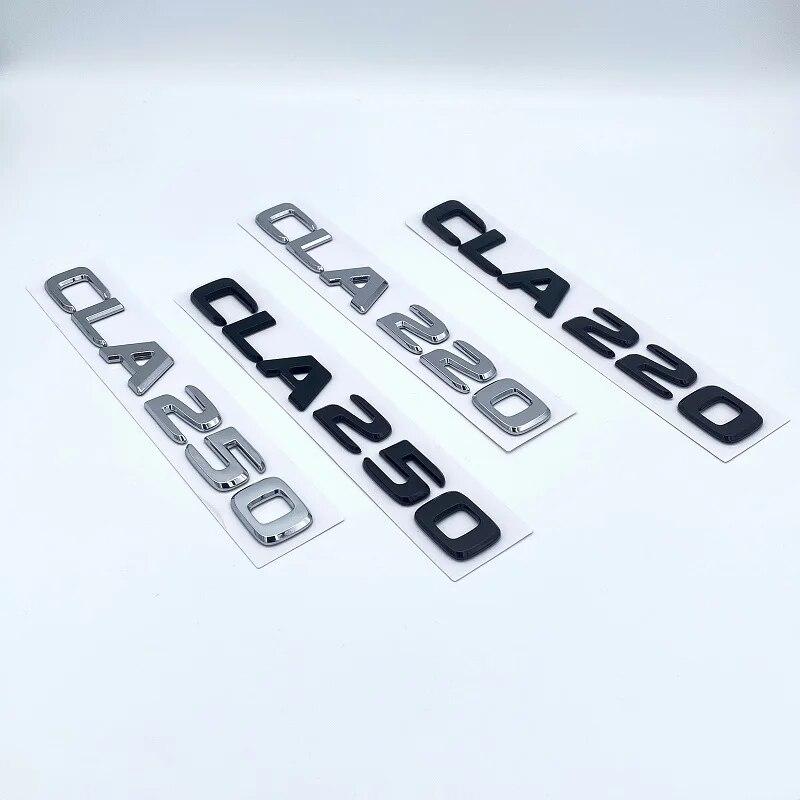 3D Letters CLA180 CLA200 CLA220 CLA250 CLA260 4Matic ABS Emblem for Mercedes Benz C118 W117 Car Fender Trunk Rear Logo Sticker