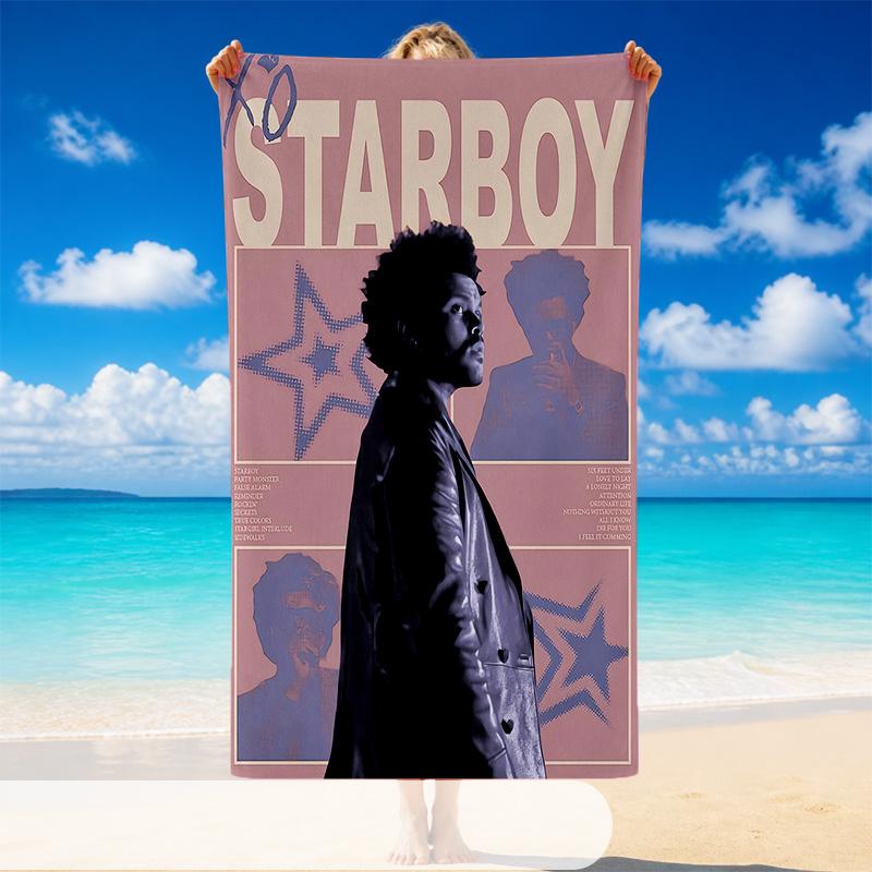 Пляжное полотенце The Weeknd, Мягкое большое впитывающее полотенце для пляжа, бассейна, путешествий, отпуска