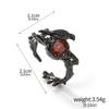 Игра Любовь и Глубокий Космос Силус Брошь Косплей Рубиновое Ожерелье Значок Черной Вороны Подвеска Булавка для Платья Аксессуар Значок для Рюкзака