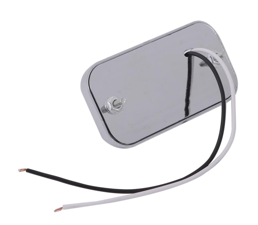 LED 24V Square Side Marker Lamp, Set of 10 Open Front Glass Lens Lights