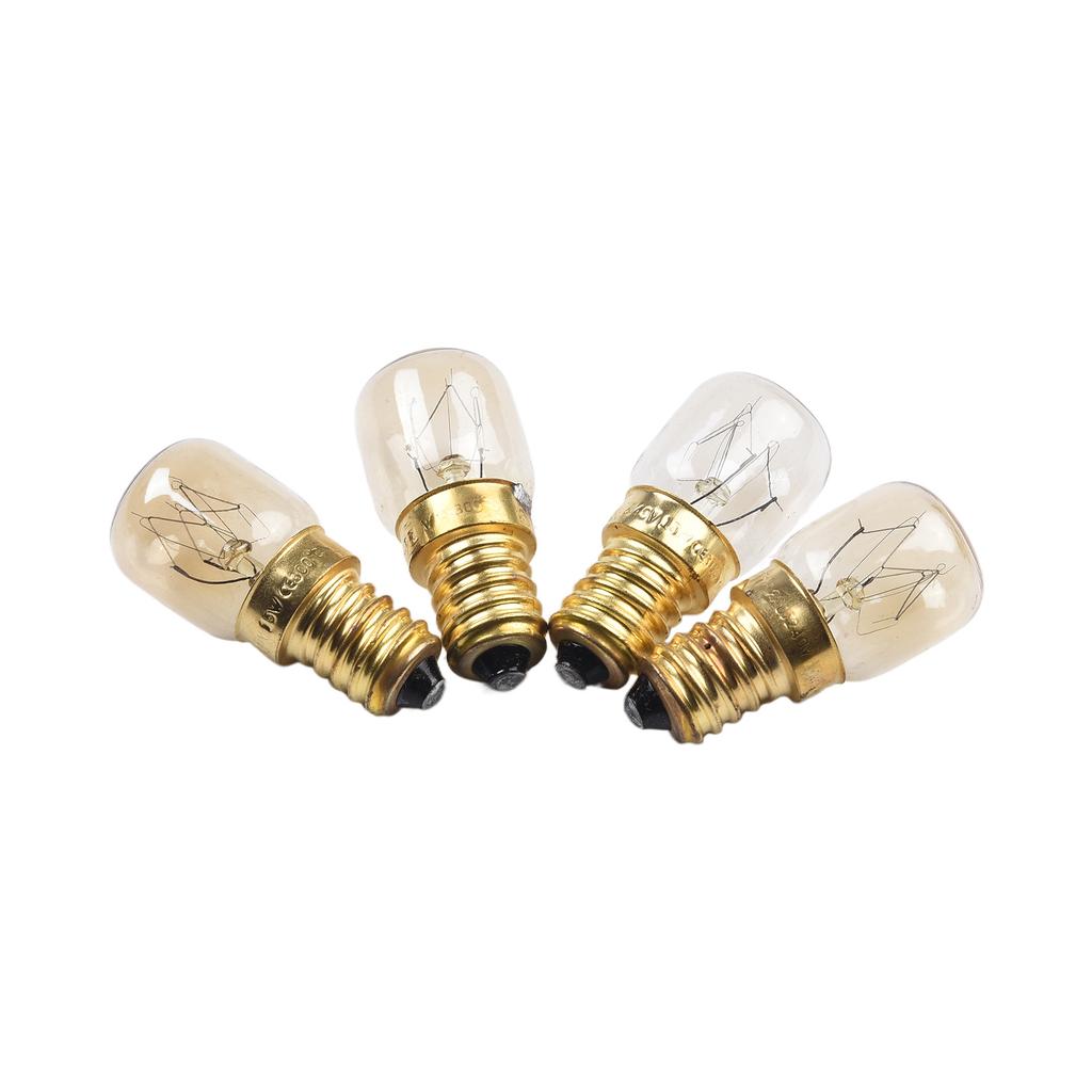 4 шт. E14 Лампа-глобус для солевой лампы 25 Вт Лампочки 240 В Замена для холодильника и духовки Винтажные лампы накаливания