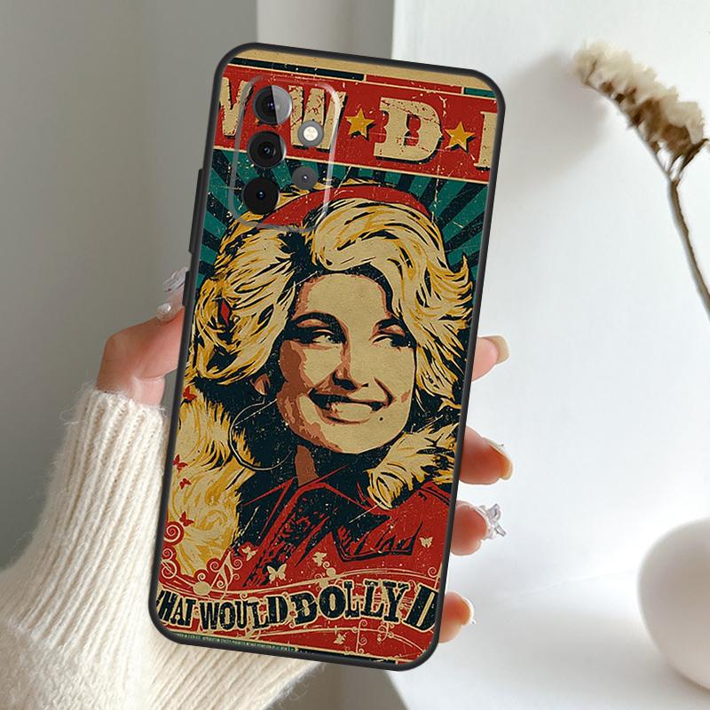 Чехол Dolly Parton для Samsung Galaxy A34 A54 A14 A15 A35 A55 A16 A26 A36 A56 A52 A12 A32 A13 A33 A53 A17