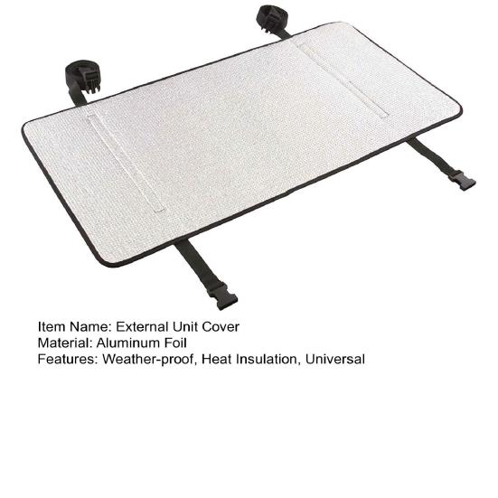 Крышка для внешнего блока кондиционера воздуха Водонепроницаемая, устойчивая к погодным условиям, защита от солнца Универсальная верхняя защитная крышка для внешнего блока кондиционера воздуха для улицы