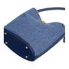 Coach Willow 27 Soft Logo Denim Bucket Bag Women bags Dark-Blue CAT44-B4RHO