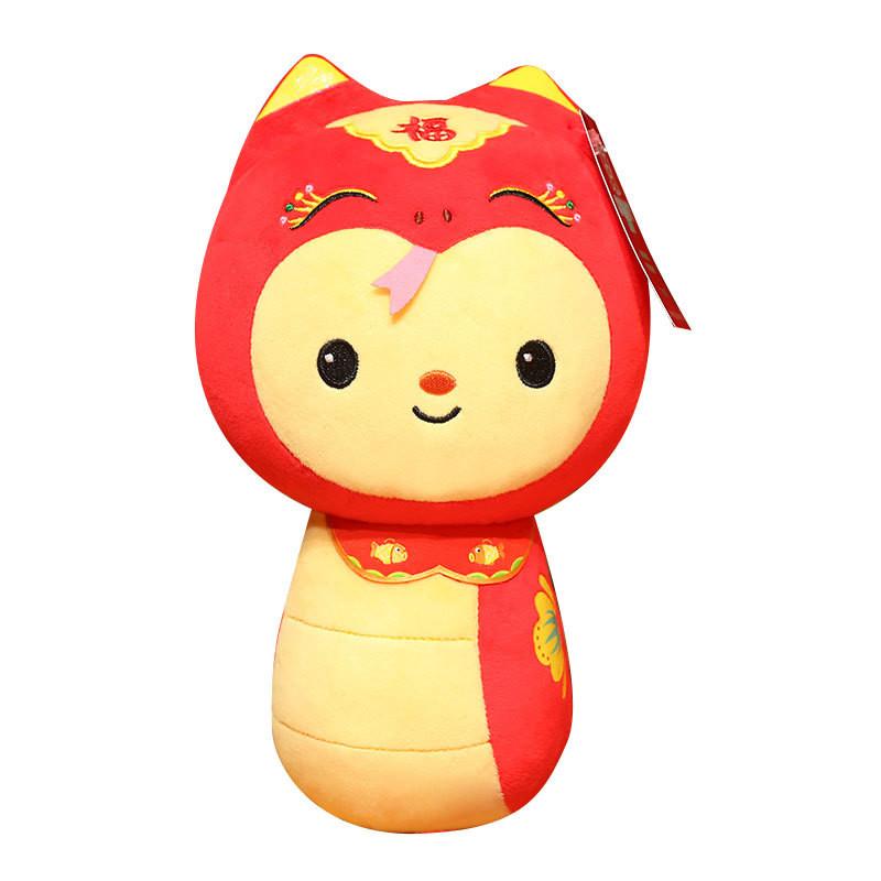 Adorable 2025 Year Of The Snake Plush Toy Cute Animal Snake Doll For Gifts