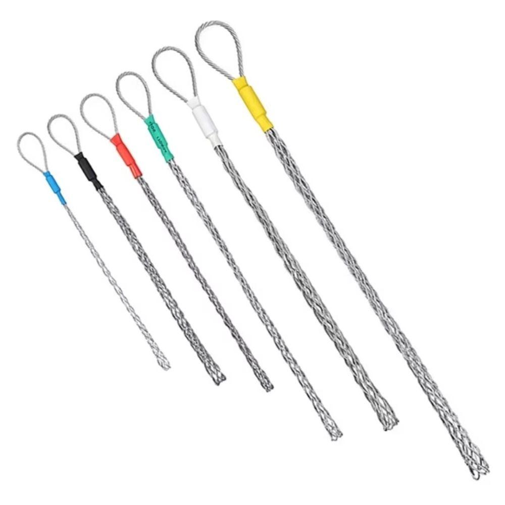 Anti-Slip Design Wire Grips Steel Mesh Pipe Conduit Puller Lassos Cable Puller  Electrician Tools
