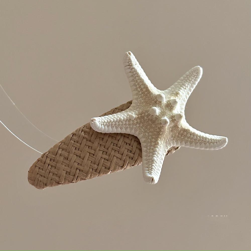 Летняя заколка для волос в виде морской звезды в корейском стиле, милая заколка для челки, элегантная заколка для волос в виде морской звезды для женщин/девочек