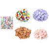 100 г/пакет, 1x1 см, мозаика, разные цвета, прозрачная квадратная мозаика для маленьких детей и взрослых, сделай сам, ручная работа, художественные промыслы, украшение проекта, кусок стекла