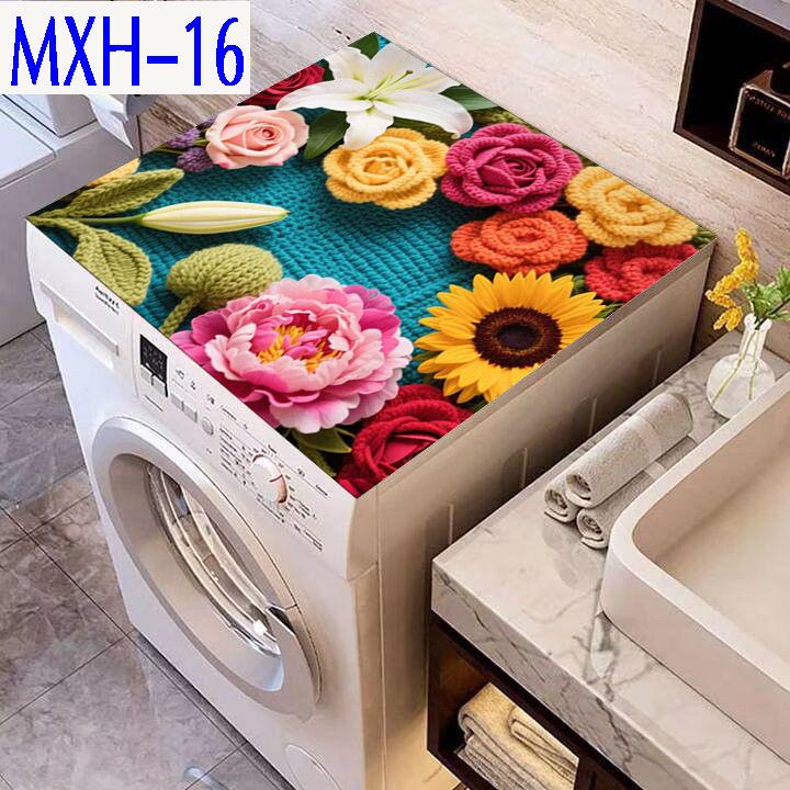 Пылезащитный 3D-коврик с диатомовой грязью и цветком, водонепроницаемый и впитывающий, противоскользящий коврик для стиральной машины или прикроватного столика