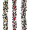 1.8M Gift Artificial Christmas Wreath for Indoor Outdoor Window Living Rooms