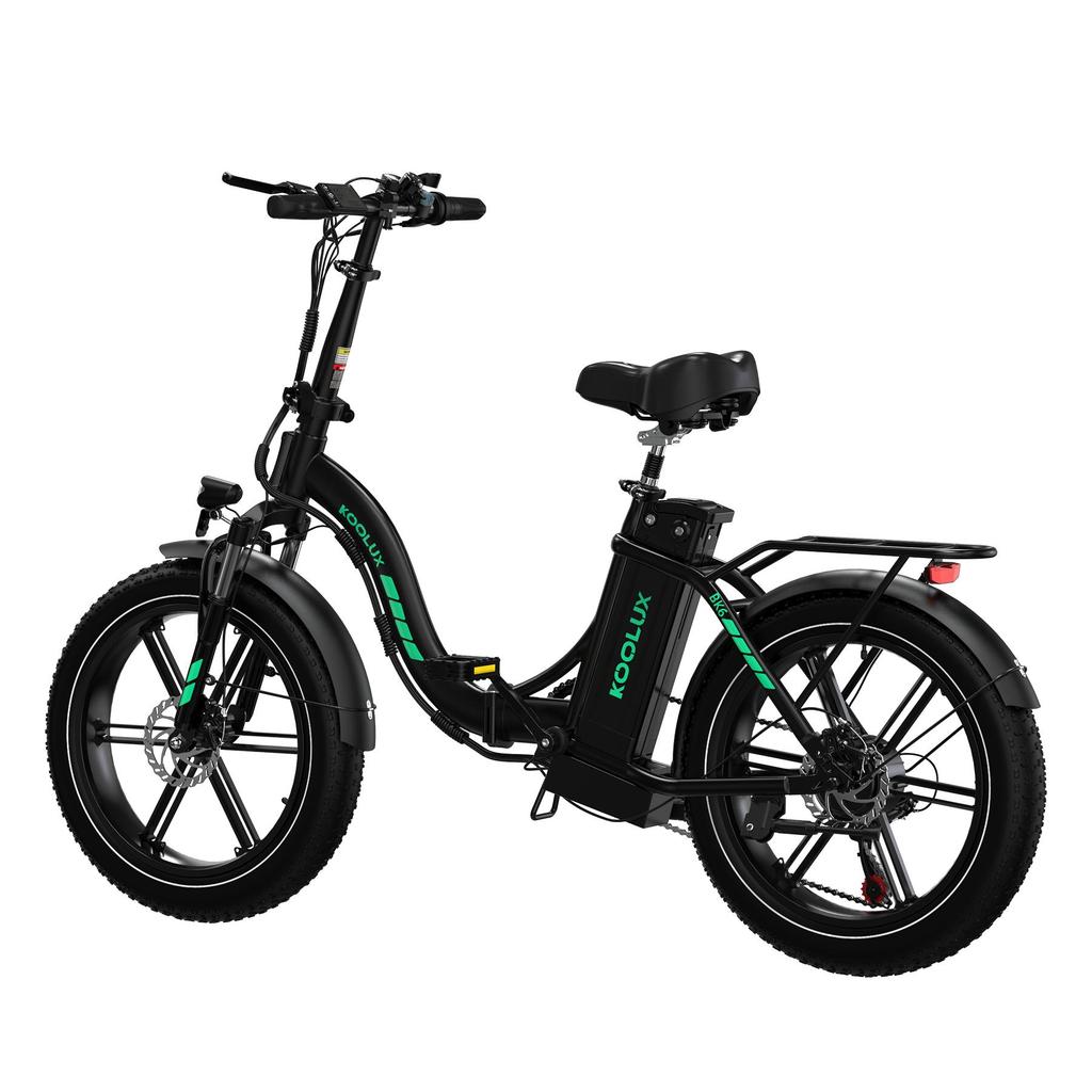 KOOLUX BK6S 4.0 Городской Уличный Электровелосипед Аккумулятор 36В15Ач Мотор 500Вт Электровелосипед 20*4.0 дюймов Толстые Шины Взрослый Складной Электрический Велосипед
