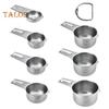30/60/80/120/160/180/240 мл мерная ложка точные измерения набор мерных чашек из нержавеющей стали для приготовления пищи
