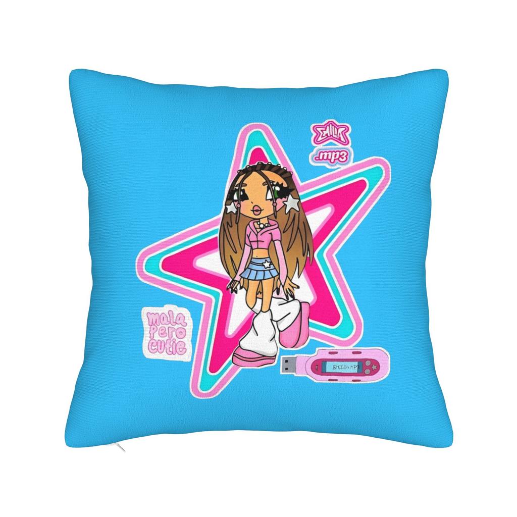Emilia Music Square Pillow Covers Polyester Home Cushion Cover Cool Decor Pillow Cover 4545