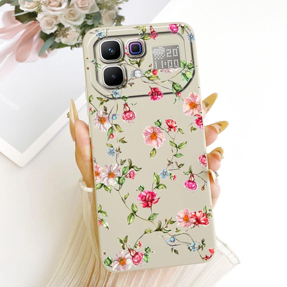 Чехол для Infinix Note 60 Pro X6878 Красивая Девушка Цветочный Расписной Чехол Мягкий Силиконовый Чехол Для Infinix Note 60 Ultra Note60 Pro Сумки