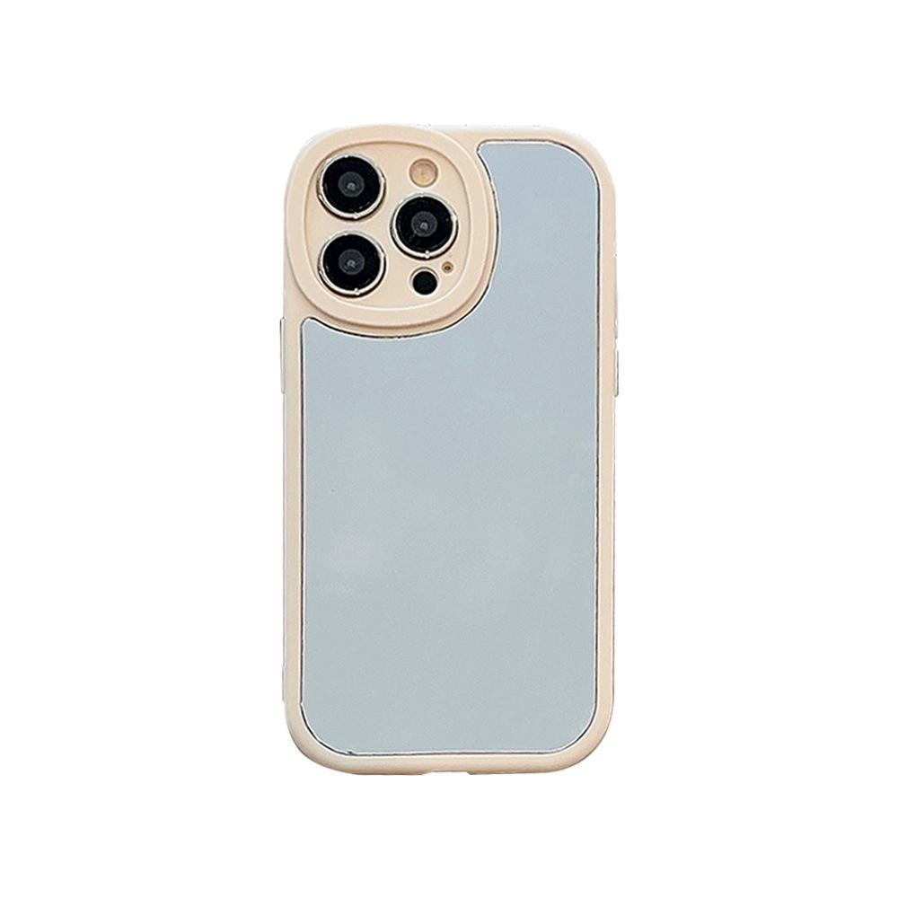 Зеркало Подходит для IPhone13 Apple 14Pro Max Чехол для мобильного телефона 16 Высокое качество 15Pro Простой 12 Зеркало для макияжа