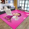 Masha and The Bear Pattern Rug, Indoor/Outdoor Mat, for Picnic, Gameroom, Bedroom, Office, Living Room, Home Decor Carpet, Birthday Gift