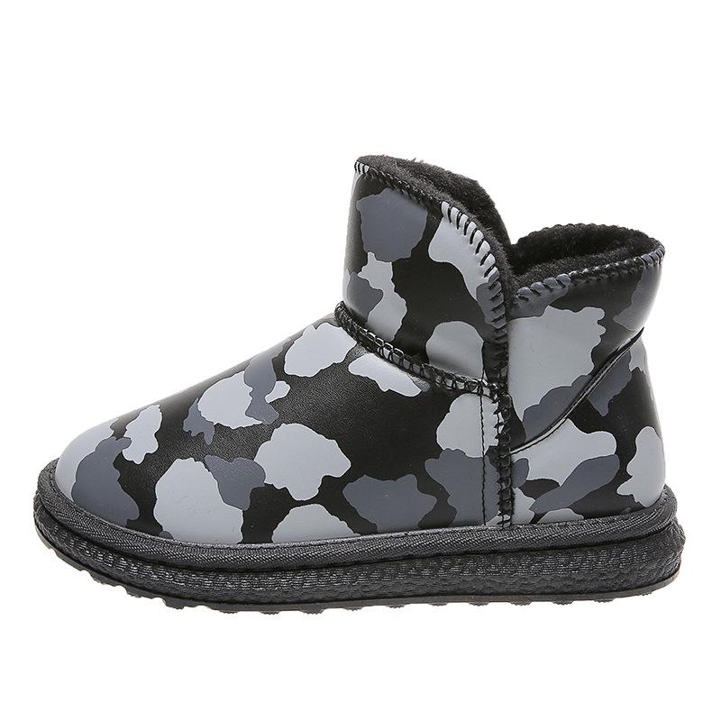 Женские зимние сапоги элегантные на низком каблуке женские туфли ботильоны водонепроницаемые черные ботильоны мода 2024 зимние нескользящие горячие шикарные