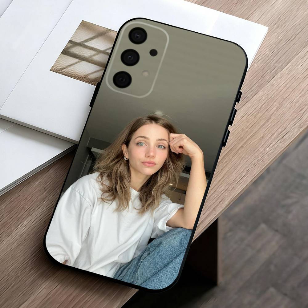 Чехол для телефона с изображением актрисы Эмили Радд Для Samsung Galaxy A73,A72,A71,A70,A53,A52,A51, Мягкий черный силиконовый чехол