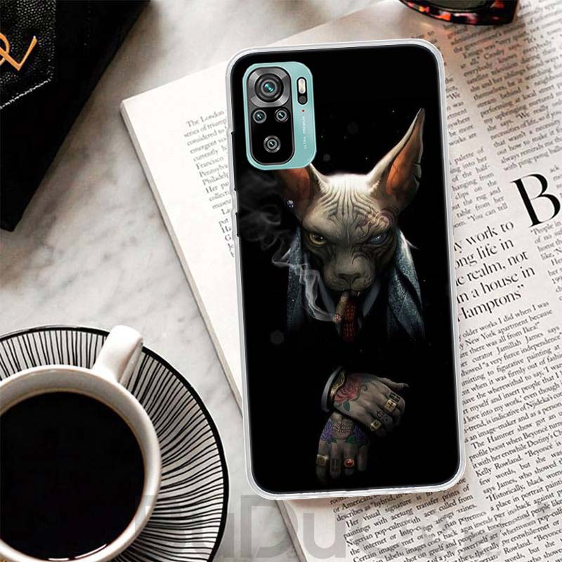 Lavaza Сфинкс Кошка Сфинкс Чехол Для Xiaomi Redmi Note 14 13 12S 12 11 Pro Plus Чехол Для Телефона 11S 10S 10 11E 11T 14Pro 13Pro Печать Co