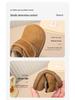 Зимние ботинки Birkenstock в корейском стиле для девочек 2025 года, на толстой подошве, с мехом - Теплые, модные, однотонные хлопковые ботинки для детей