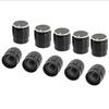 10 Volume Control Rotary Knobs Black For 6Mm Dia. Knurled Shaft Potentiometer
