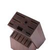 15 Slots Wood Knife Holder Universal Solid Wooden Knife Block Without Knives Kitchen Storage Knife Racks Kitchen Accessories