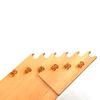 MNFT Sub-Line Measuring Line Board Vintage Wooden35-60cm Wooden Fishing Line Measuring Board