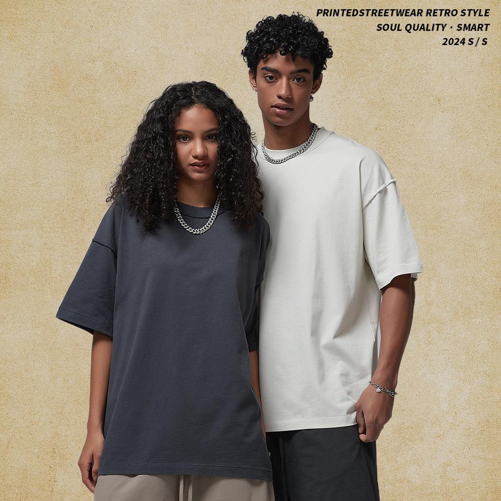 230 г/м² 100% хлопок стираная футболка с индивидуальным рисунком принт мужские футболки персонализированная футболка