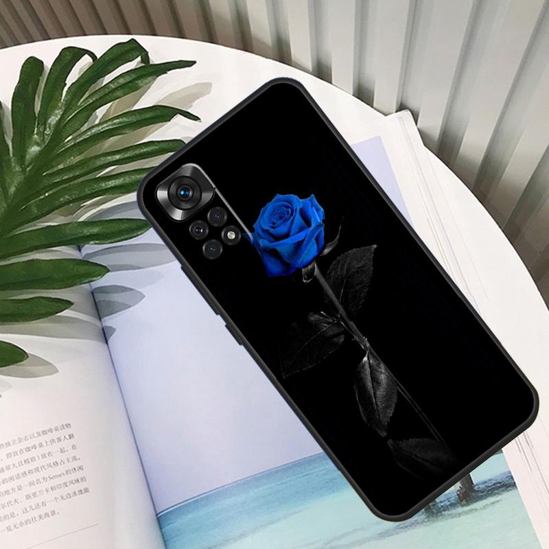 Blue Rose Art Funda For Xiaomi Redmi Note 11 10 12 13 14 15 Pro Plus Case For Redmi 15C 10C 13C 12C 14C 15