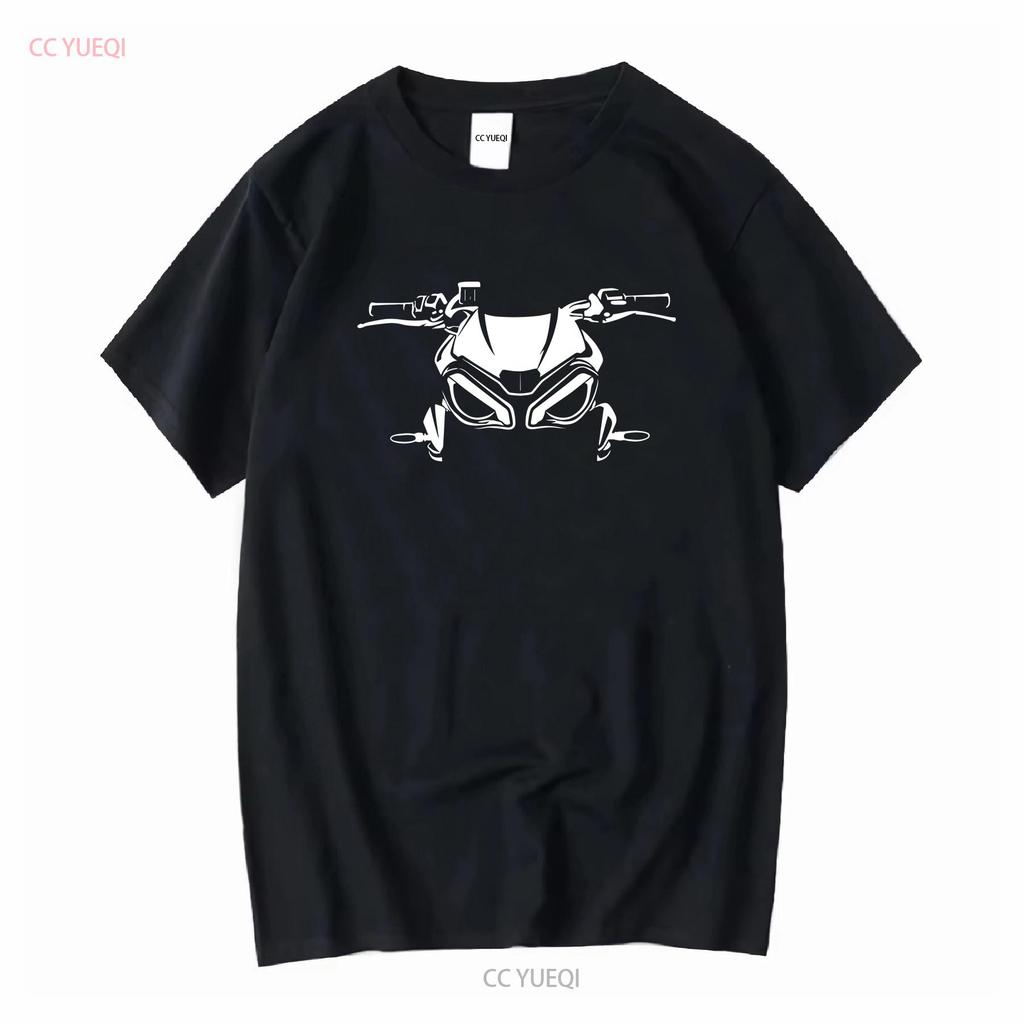 For Street triple RS fans 765 T Shirt Motorcycle vintage Washed Top For Everyday Wear Breathable Stylish Stretched Unisex