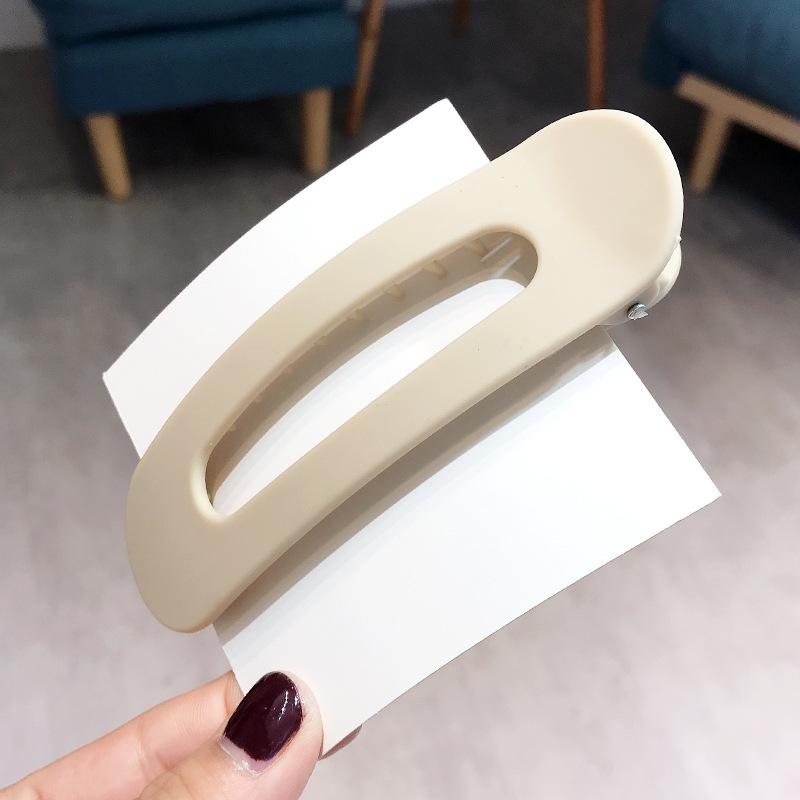 Матовая заколка для волос для женщин и девочек Аксессуары для волос Модный цвет Однотонная акриловая заколка Зубцы Нескользящая заколка-автомат BB