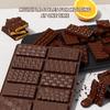 Форма для шоколадных батончиков Dubai Chocolate Bar для наполнения фисташками Маленькие формы для конфет Силиконовые рождественские формы для шоколада с начинкой Толстые