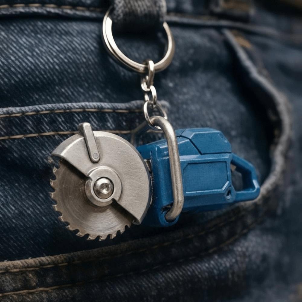 Смола Портативная Брелок-цепочка для бензопилы Кольцо Брелок для сумки Портативный Угловая шлифмашина Брелок Ручной На открытом воздухе Садоводство Обрезка
