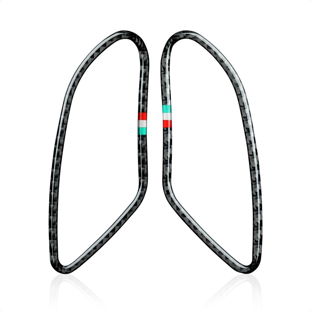 Автомобильная боковая отделка вентиляционного отверстия из углеродного волокна, внутренняя наклейка для Alfa Romeo 159 Brera Spider 2004-2011, аксессуары