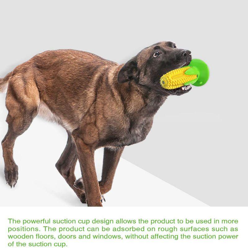 Игрушка для прорезывания зубов у домашних животных для агрессивных жевателей, звучащая жевательная палочка для собак, кукуруза, устойчивая к укусам, забавная пищащая игрушка для домашних животных, чистящие средства для прорезывания зубов