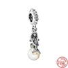 2023 Fit OriginalNew Bracelet DIY Women Jewelry New 925 Sterling Silver Bead Golden Heart-Shaped Lock Birthday Candle Charm