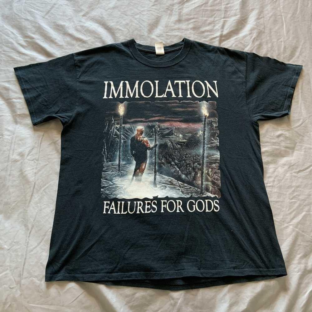 Vintage Style Immolation Band Failures For Gods Shirt Unisex Concert S-5XL Repri Unisex T-Shirt